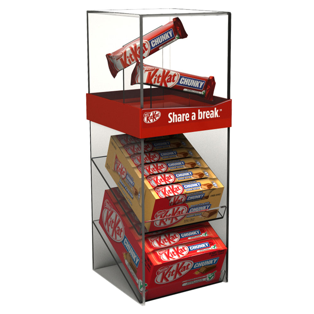 Kit Kat Chunky Countertop Retail POS Display Kit Kat Chunky Countertop Retail POS Display