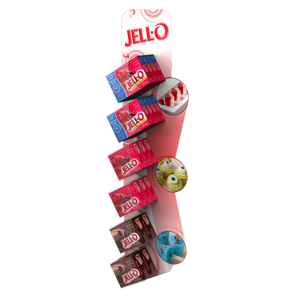 Jell-O Clip Strip Retail POP Display Jell-O Clip Strip Retail POP Display