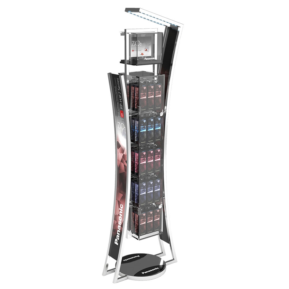 The Bay Panasonic Earbuds POP Floor Stand The Bay Panasonic Earbuds POP Floor Stand