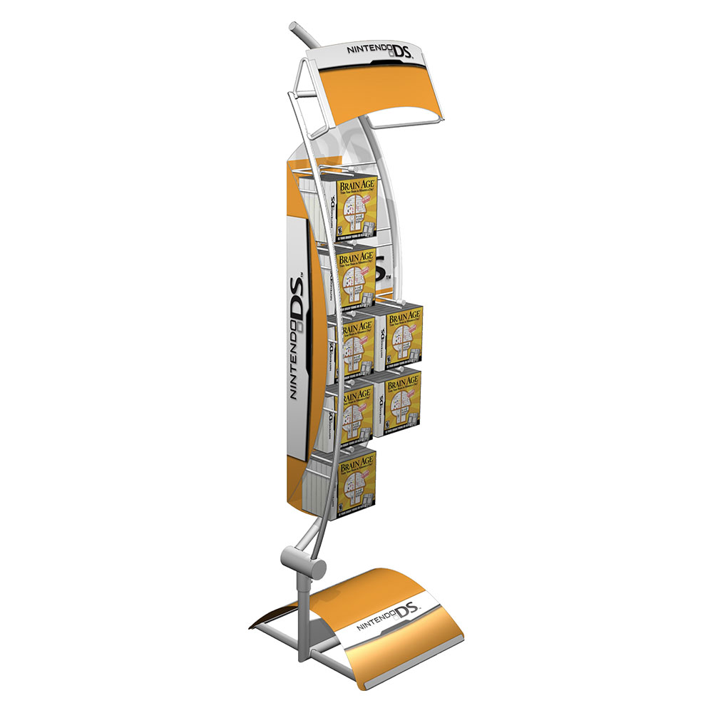 Nintendo DS Brain Age Retail POP Floor Stand Nintendo DS Brain Age Retail POP Floor Stand