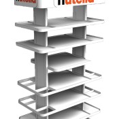 Nutella/Baguette Retail POP Display