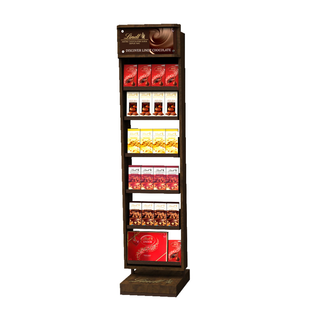 Lindt Chocolate Retail POP Endcap Display Lindt Chocolate Retail POP Endcap Display
