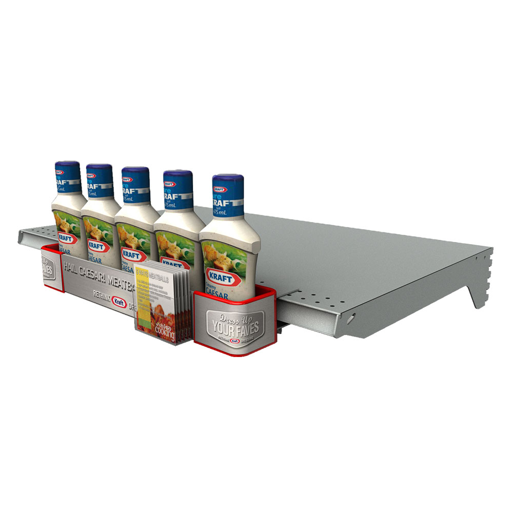Kraft Salad Dressing Shelf Front Retail POP Display Kraft Salad Dressing Shelf Front Retail POP Display