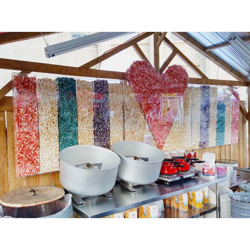 Acrylic Popcorn Bin Display
