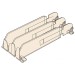 Snap-In Adjustable Shelf Divider with Front Stops - 2" x 16"-22" - Right