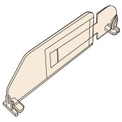 Snap-In Adjustable Shelf Divider - 4"