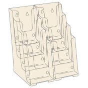 Four Tier Double Brochure Holder