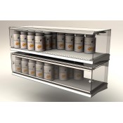 Slide and Hide Door Lock Box - Shelf Mount