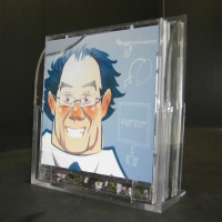 CD DVD Brochure Holder with Feet - Model # BHO031F