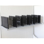 Black Adjustable Divider for Bagged Goods - 10"H