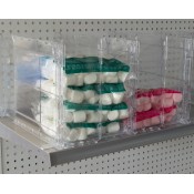 Clear Adjustable Divider for Bagged Goods - 10"H