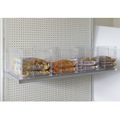 Clear Adjustable Divider for Bagged Goods - 10"H