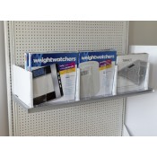 White Adjustable Divider for Bagged Goods - 10"H