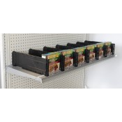 Black Adjustable Divider for Bagged Goods - 5"H