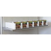 White Adjustable Divider for Bagged Goods - 5"H