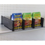 Black Adjustable Divider for Bagged Goods - 5"H