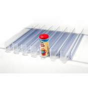 Extruded Gravity Bottle and Pusher System