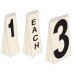 Small Flip Number Set - 3-5/8" x 1-3/8"