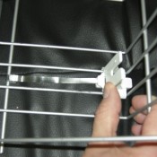 Wire Shelf Snap-On Pusher