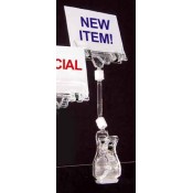 Clip-On Extended Spring Sign Holder