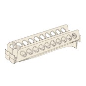 Kwickload® Crossbar Mount Pusher Kit with Double Tray and Bottle Front