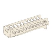 Kwickload® Crossbar Mount Pusher Kit with Double Tray and Flat Front