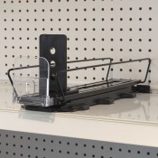 Kwickload® Shelf Mount Pusher Kit with Small Front and Wire Dividers for Chocolate and Candy