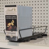 Kwickload® Shelf Mount Pusher Kit with Small Front and Wire Dividers for Chocolate and Candy