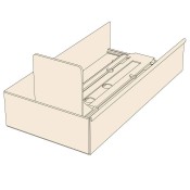 Large Interlocking Pusher Tray