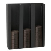 Three-Column Cup and Lid Holder