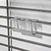 Wire / Flat Fence Clear U-Hook