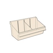 Multi-Purpose Clear Bin - 5" x 11” x 7”