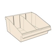 Multi-Purpose Clear Bin - 5" x 11” x 12”
