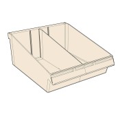Multi-Purpose Clear Bin - 5" x 11” x 14”