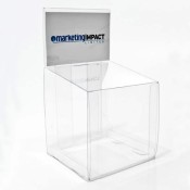 Clear Co-Poly Ballot Box