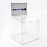 Clear Copoly Ballot Box - Model # SHD025CLEAR
