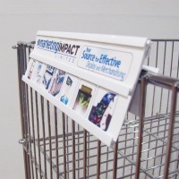 Double Label Holder - Model # SHE2380WHITE