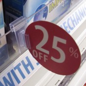 Clear Extruded Sign Holder Clip