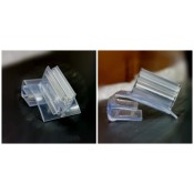 Clear Extruded Hinged Sign Holder