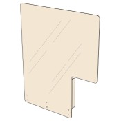Checkout Aisle Counter Shield