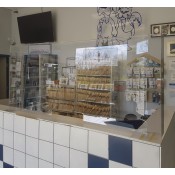 Clear Acrylic Plexiglass Counter Shield