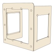 20" Classroom Desk Shield
