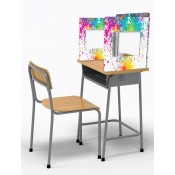 16" Classroom Desk Shield