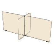 Clear Rectangular Table Divider