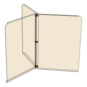 Clear Round Table Divider