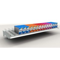 Sliding Pin Shelf Divider Kit - Model # SPDK216CLEARMP-18