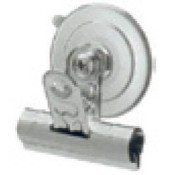 Suction Cup with Plated Metal Clamp