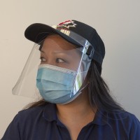 Clear Face Shield for Ball Caps - Model # FS-VISOR-BC