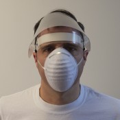 Clear Co-Poly Hinged Face Shield