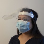 Clear Co-Poly Hinged Face Shield
